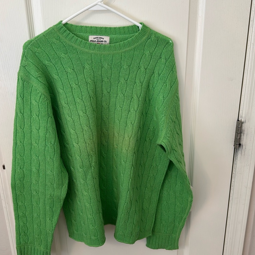 Vintage Polo Ralph Lauren Sweater 100% Wool